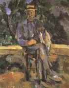 Paul Cezanne mannen vergadering oil painting reproduction